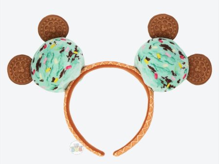 TDR - Mickey Mouse Ice Cream Scoop Ear Headband (Release Date: Aug 8, 2024) Supply