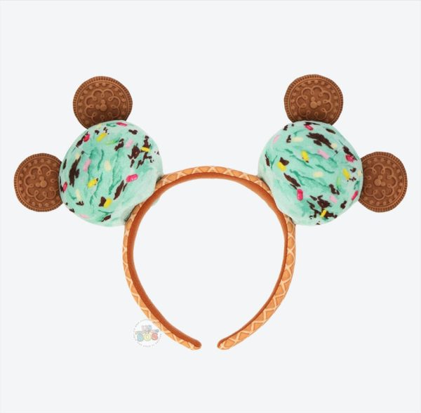 TDR - Mickey Mouse Ice Cream Scoop Ear Headband (Release Date: Aug 8, 2024) Supply