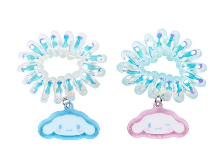 Japan Sanrio - Cinnamoroll Set of 2 Coil Ponytail Holders Cheap