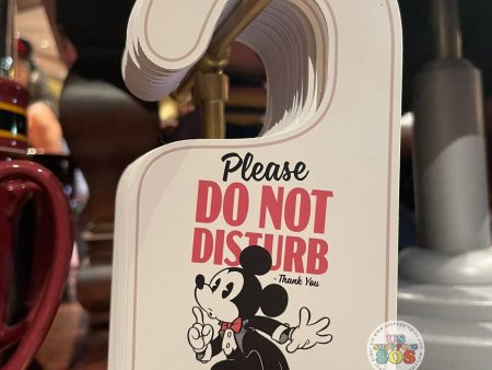 WDW - Hollywood Tower Hotel - Mickey Please Do Not Disturb Sign Cheap