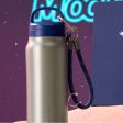 Starbucks China - Reunion Under the Moon 2024 - 11S. Double-Lid Silver Stainless Steel Bottle with Wristband Charm Box Set 450ml Online now