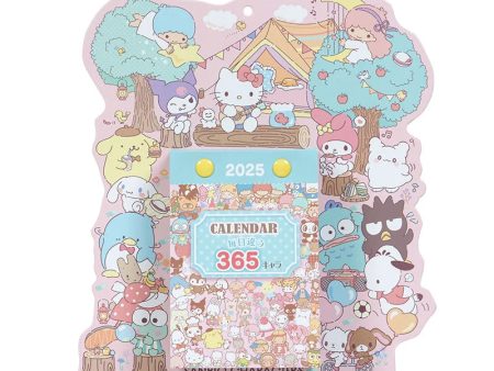 Japan Sanrio - Calendar & Organizer 2025 x Sanrio Characters Daily Wall Calendar Sale