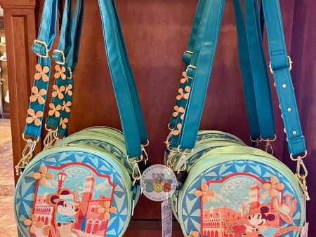 WDW - Epcot World Showcase Italy - Mickey & Minnie Loungefly Crossbody Bag Cheap