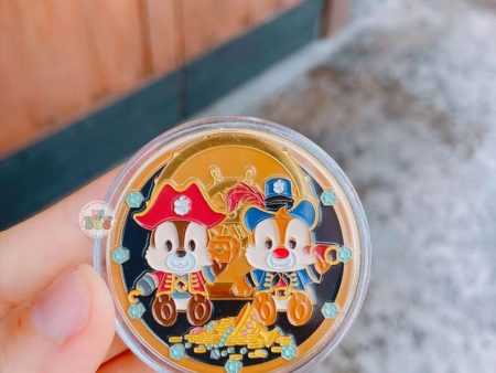 SHDL -  Pirate Chip & Dale’  Souvenir Coin Cheap