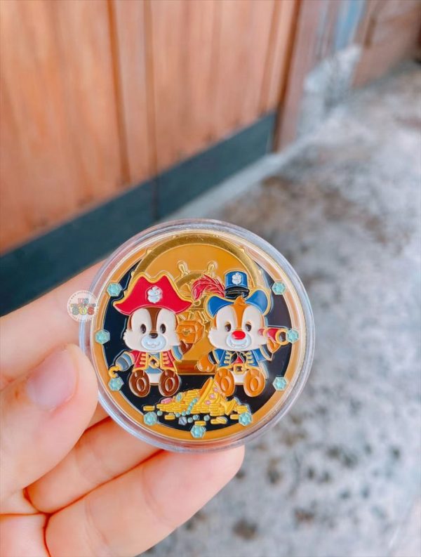 SHDL -  Pirate Chip & Dale’  Souvenir Coin Cheap