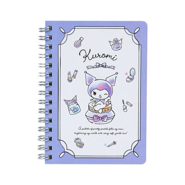 Japan Sanrio - Kuromi A6 Spiral Notebook For Cheap