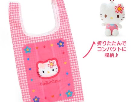 Japan Sanrio -  Hell Kitty Plush Keychain & Eco Bag Set (Kaohana) For Discount