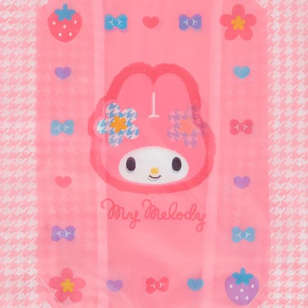 Japan Sanrio -  My Melody Plush Keychain & Eco Bag Set (Kaohana) on Sale