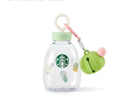 Starbucks China - Colorful Succulent Garden 2024 - 4O. Plastic Water Bottle with Straw Charm 473ml Discount