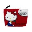 Japan Sanrio -  Hello Kitty Sagara Embroidery Pouch (Color: Red) Cheap