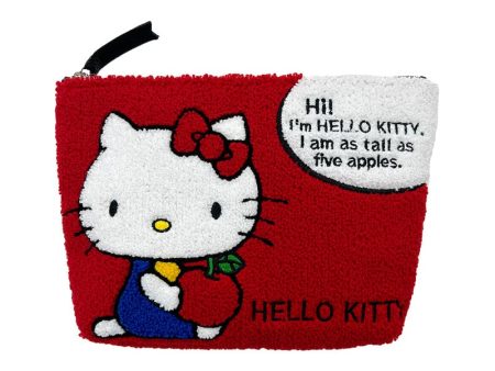 Japan Sanrio -  Hello Kitty Sagara Embroidery Pouch (Color: Red) Cheap