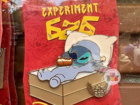 DLR WDW - Lilo & Stitch 2024 626 Day - Stitch Breakfast in Bed Limited Release Pin For Sale