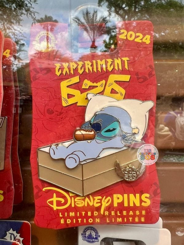 DLR WDW - Lilo & Stitch 2024 626 Day - Stitch Breakfast in Bed Limited Release Pin For Sale