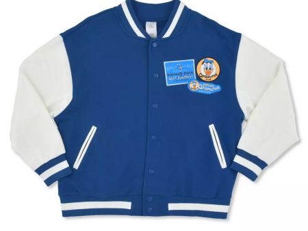 HKDS - Donald Duck Birthday x Donald Duck Baseball Bomber Jacket for Adults Hot on Sale