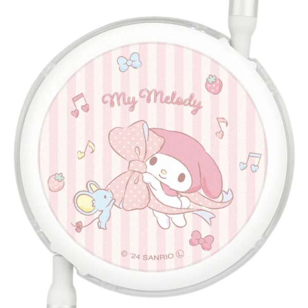 Japan Sanrio - My Melody USB Type-C to Type-C Sync & Charge Cable with Reel For Discount