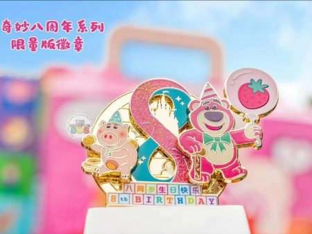 SHDL - Shanghai Disneyland Resort 8th Birthday x Lotso & Hamm Limited Edition 500 Pin on Sale