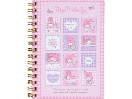 Japan Sanrio - My Melody A6 Spiral Notebook For Discount