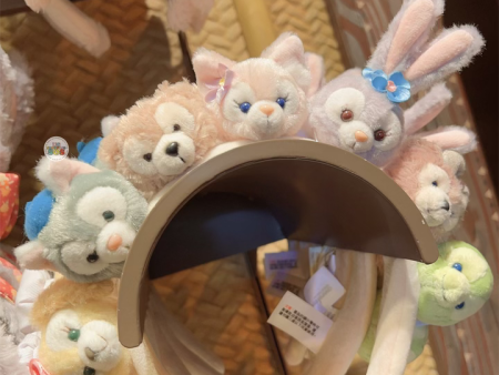 On Hand!! HKDL - Duffy & Friends Plushy Headband (includes 7 Friends) Discount