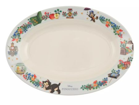 JDS - Splendid Colors Tableware x Jiminy Cricket, Figaro and Cleo Oval Plate Cheap