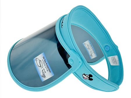 HKDL - Mickey Mouse Clear Sun Visor (Blue) for Adults Discount