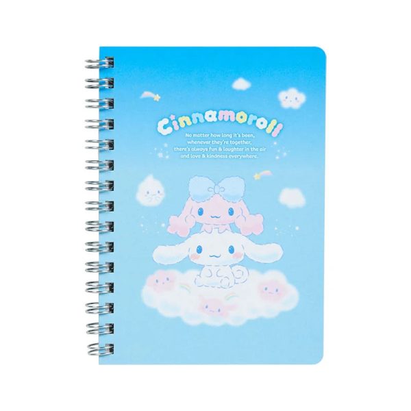 Japan Sanrio - Cinnamoroll A6 Spiral Notebook For Sale