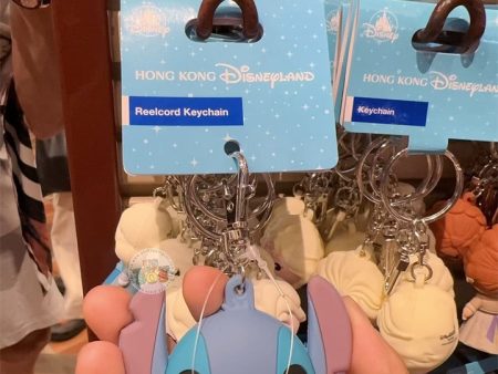 HKDL - 3D Face Stitch Reel Type Keychain Sale