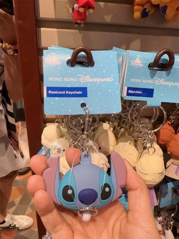 HKDL - 3D Face Stitch Reel Type Keychain Sale