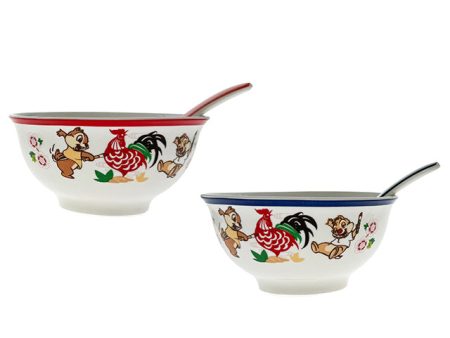 HKDL - Chip  n  Dale Hong Kong Heritage Bowl set Cheap