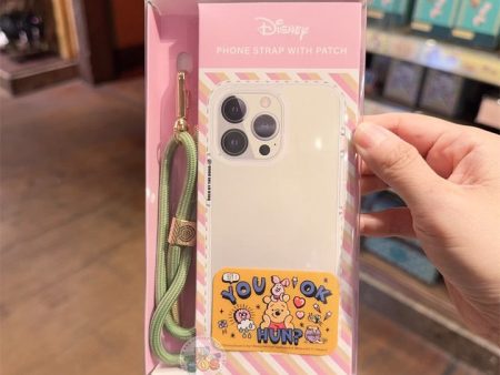 HKDL - Winnie the Pooh & Piglet ‘Hey! You Ok Hun?” Phone Strap with Patch Supply