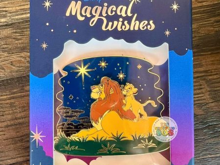 DLR WDW - Magical Wishes Glows in the Dark Lion King Limited Edition Pin For Sale