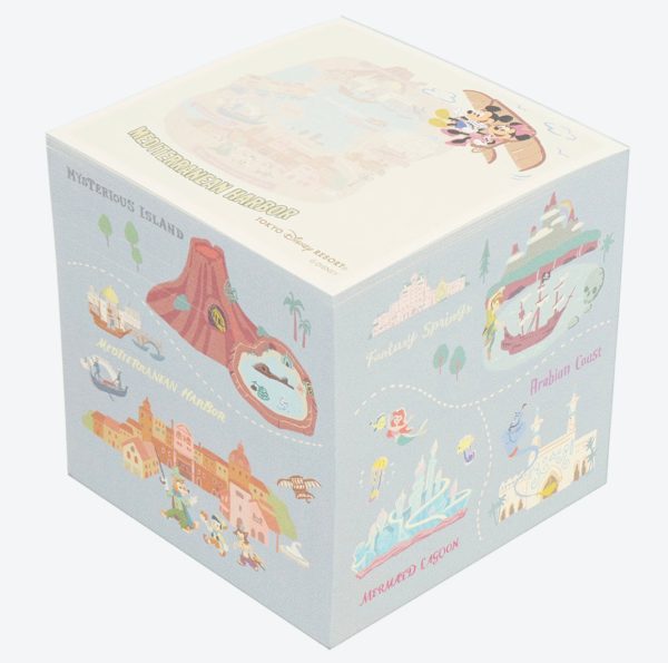 TDR - Tokyo Disney Resort  Park Map Motif  Collection - 8 Themed Ports Paper Cube (Release Date: July 11, 2024) For Cheap