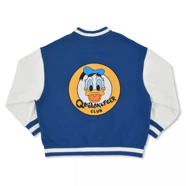 HKDS - Donald Duck Birthday x Donald Duck Baseball Bomber Jacket for Adults Hot on Sale