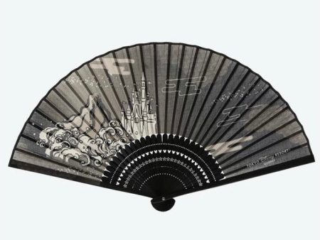 TDR - Tokyo Disneyland & Tokyo Sea Icon Black Hand Fan Sale