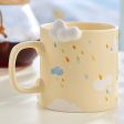 Starbucks China - Sunny & Rainy 2024 - 1S. Embossed Ceramic Mug 414ml on Sale