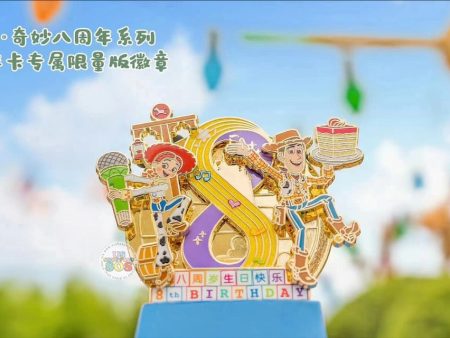 SHDL - Shanghai Disneyland Resort 8th Birthday x Woody & Jessie Limited Edition 500 Pin For Discount