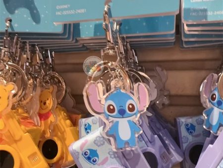 HKDL - Stitch  Sound & Light-up Camera  Keychain Online now