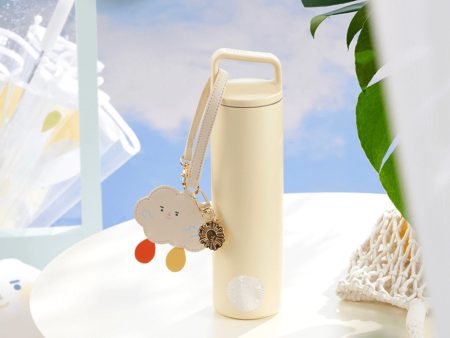 Starbucks China - Sunny & Rainy 2024 - 6S. MiiR Stainless Steel Water Bottle 591ml + Cloudy Tag For Sale