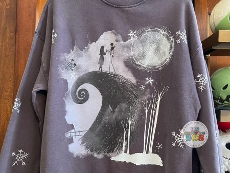 DLR WDW - Tim Burton’s The Nightmare Before Christmas - Jack Skellington and Sally Moonlight View Periwinkle Pullover (Adult) Cheap