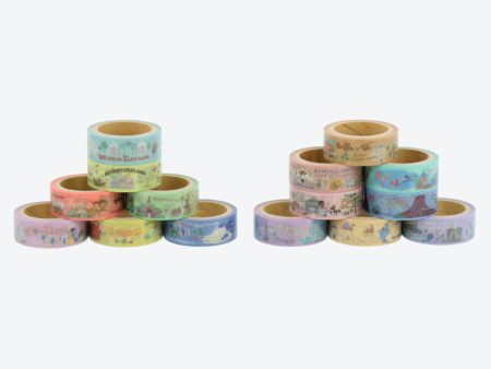 TDR - Tokyo Disney Resort  Park Map Motif  Collection - Mystery Masking Tapes Full Set (Release Date: July 11, 2024) For Sale