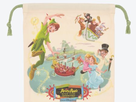 TDR - Fantasy Springs  Peter Pan Never Land Adventure  Collection x Drawstring Bag Online now