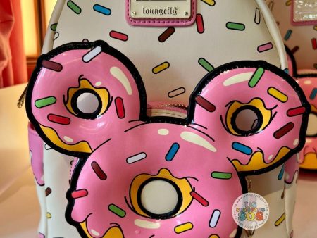 DLR WDW - Disney Eats Snacks - Loungefly Mickey Donut Backpack Online now