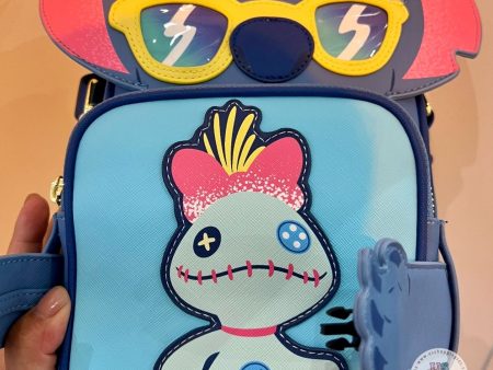 DLR WDW - Lilo & Stitch - Loungefly Stitch & Scrump Hug Hug Crossbody Bag Supply