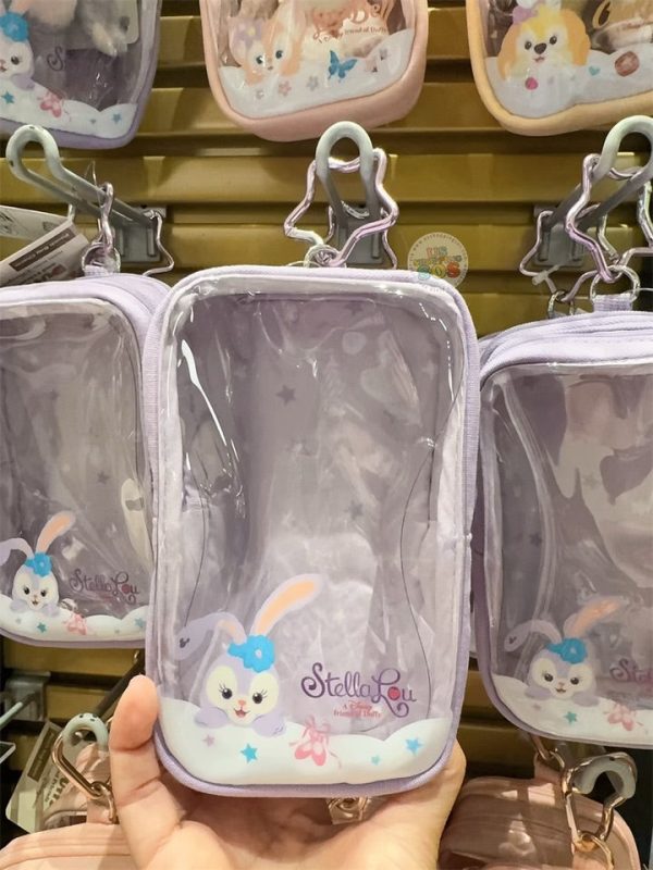 HKDL - StellaLou Clear Pouch with Bag Charm Online Sale