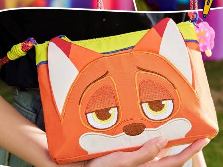 SHDS - Zootopia Music Fest - Nick Wilde Big Face Crossbody Bag For Sale