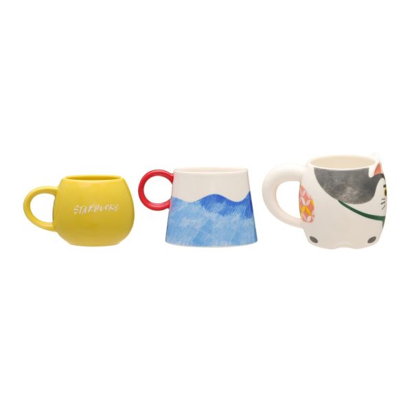 Starbucks Japan - Japan Daruma, Mt. Fuji & Koma Inu Mugs Set Discount