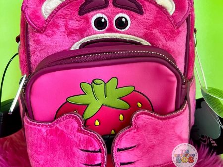 DLR WDW - Toy Story - Loungefly Lotso Hug Hug Crossbody Bag on Sale