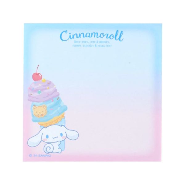 Japan Sanrio - Cinnamoroll Memo (Ice-Cream Party) Fashion