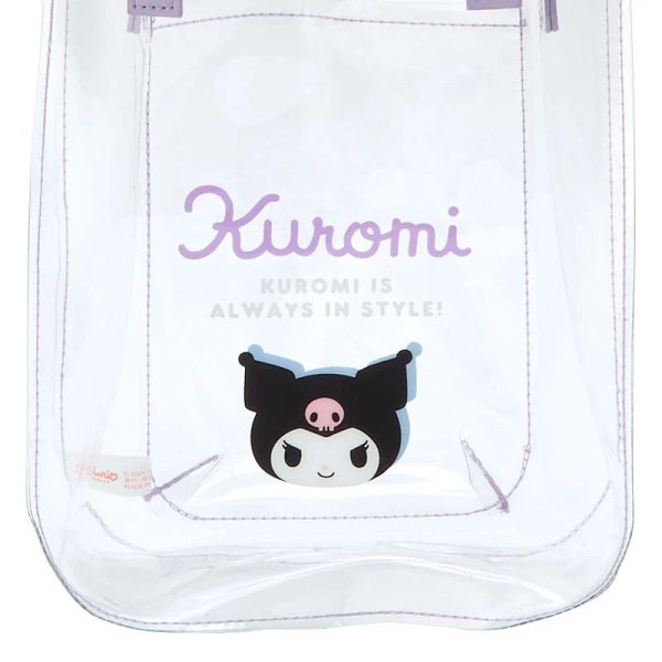 Japan Sanrio -  Kuromi Clear Handbag with Shoulder Strap Online