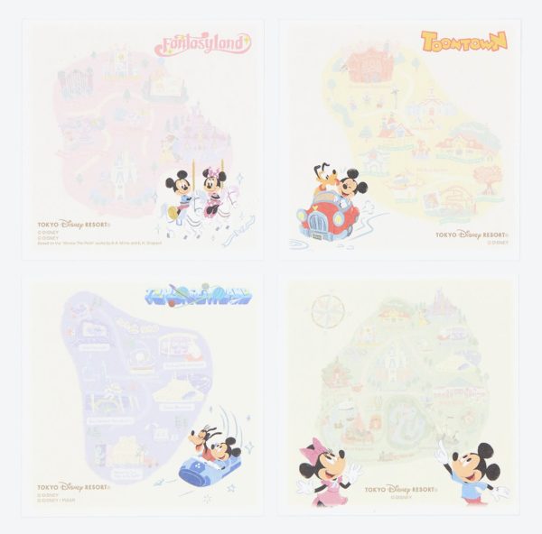 TDR - Tokyo Disney Resort  Park Map Motif  Collection - 7 Themed Lands Paper Cube (Release Date: July 11, 2024) Hot on Sale