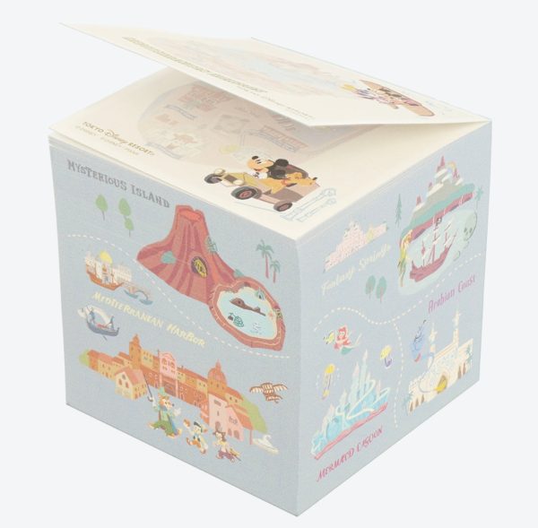 TDR - Tokyo Disney Resort  Park Map Motif  Collection - 8 Themed Ports Paper Cube (Release Date: July 11, 2024) For Cheap